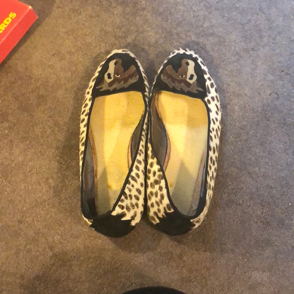 Susan Bennis Warren Edwards size 9 horsehair shoes